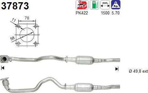 AS 37873 - Katalitik çevirici furqanavto.az