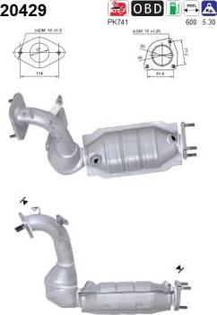 AS 20429 - Katalitik çevirici furqanavto.az