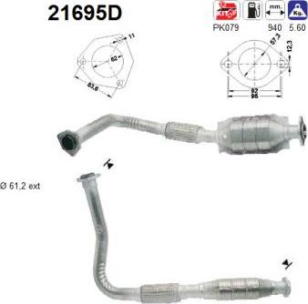 AS 21695D - Katalitik çevirici furqanavto.az