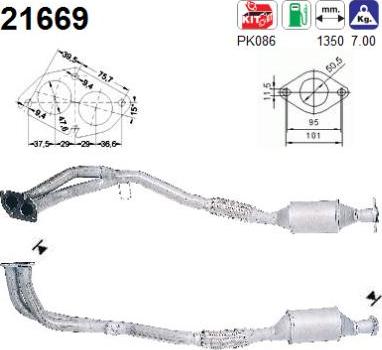 AS 21669 - Katalitik çevirici furqanavto.az