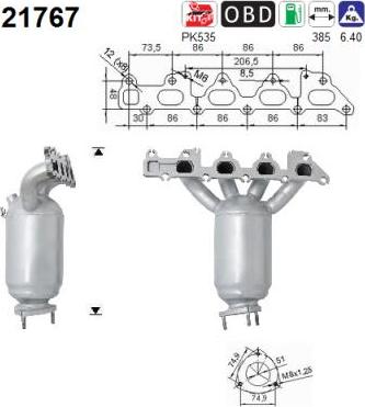 AS 21767 - Katalitik çevirici furqanavto.az