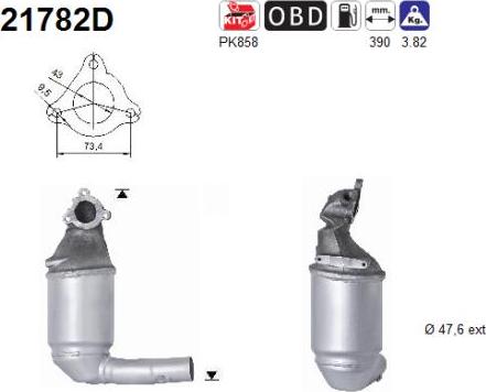 AS 21782D - Katalitik çevirici furqanavto.az