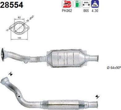 AS 28554 - Katalitik çevirici furqanavto.az