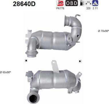 AS 28640D - Katalitik çevirici furqanavto.az