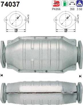 AS 74037 - Katalitik çevirici furqanavto.az