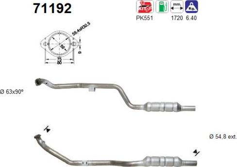 AS 71192 - Katalitik çevirici furqanavto.az