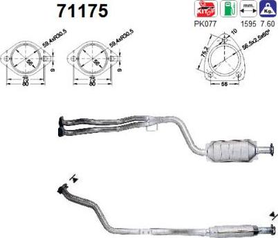 AS 71175 - Katalitik çevirici furqanavto.az