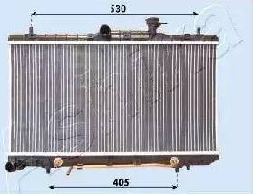 Ashika RDA283098 - Radiator, mühərrikin soyudulması furqanavto.az