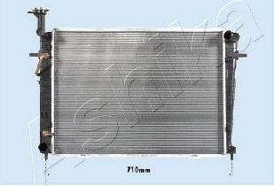 Ashika RDA283085 - Radiator, mühərrikin soyudulması furqanavto.az