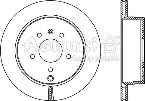 Ashuki 0993-8090 - Əyləc Diski furqanavto.az