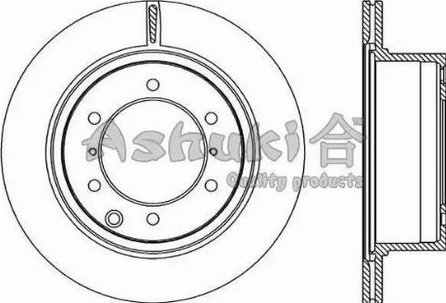 Ashuki 0993-2150 - Əyləc Diski furqanavto.az