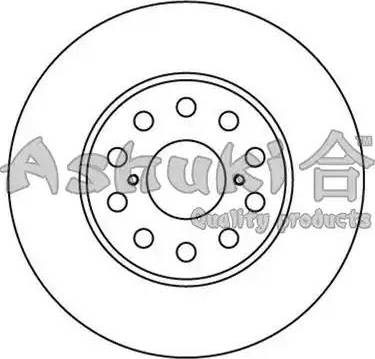 Ashuki 0993-7202 - Əyləc Diski furqanavto.az