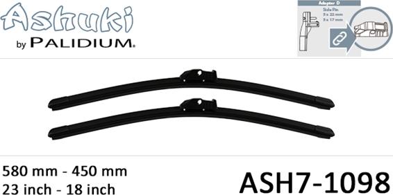 Ashuki ASH7-1098 - Sülən Bıçağı furqanavto.az