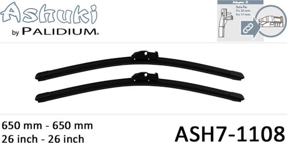 Ashuki ASH7-1108 - Sülən Bıçağı furqanavto.az