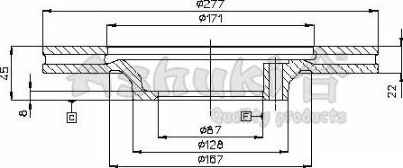 Ashuki C652-20 - Əyləc Diski furqanavto.az