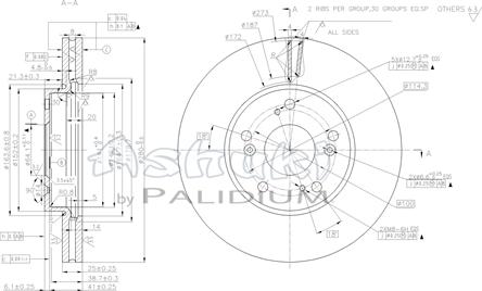 Ashuki H039-65 - Əyləc Diski furqanavto.az