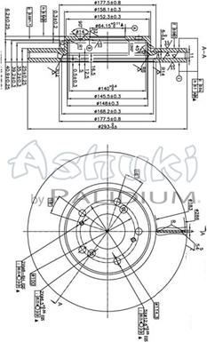 Ashuki H039-82 - Əyləc Diski furqanavto.az