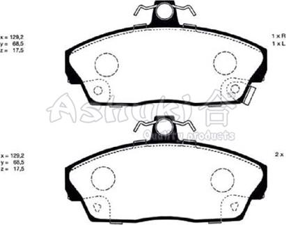 Brake Engineering PA1905 - Əyləc altlığı dəsti, əyləc diski furqanavto.az