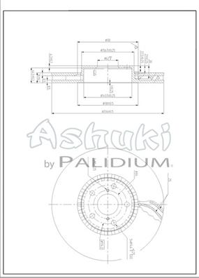 Ashuki L600-02 - Əyləc Diski furqanavto.az