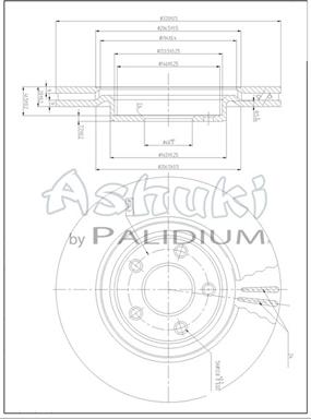 Ashuki N013-94 - Əyləc Diski furqanavto.az