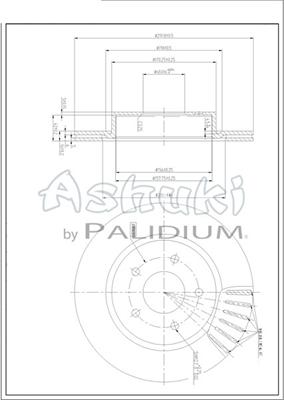 Ashuki N013-98 - Əyləc Diski furqanavto.az