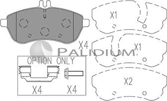 Ashuki P1-1093 - Əyləc altlığı dəsti, əyləc diski furqanavto.az