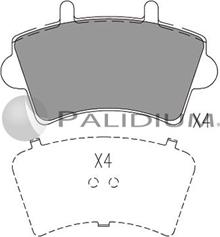 Ashuki P1-1041 - Əyləc altlığı dəsti, əyləc diski furqanavto.az