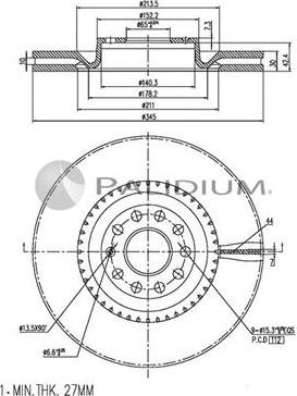 Ashuki P330-084 - Əyləc Diski furqanavto.az