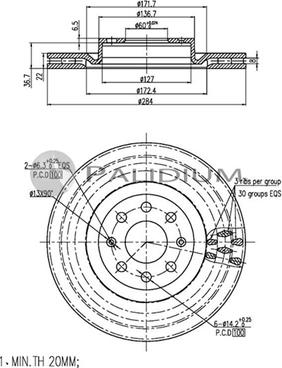 Ashuki P330-086 - Əyləc Diski furqanavto.az