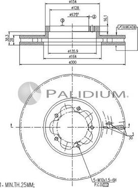 Ashuki P330-082 - Əyləc Diski furqanavto.az