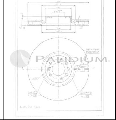 Ashuki P330-163 - Əyləc Diski furqanavto.az