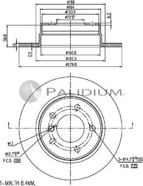 Ashuki P330-110 - Əyləc Diski furqanavto.az