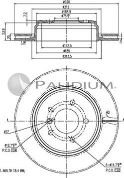 Ashuki P330-130 - Əyləc Diski furqanavto.az