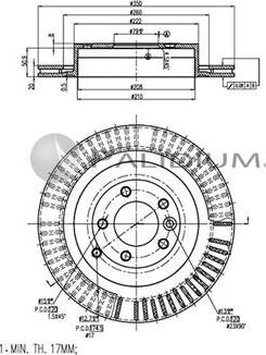 Ashuki P330-131 - Əyləc Diski furqanavto.az