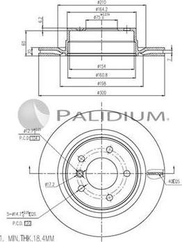 Ashuki P330-127 - Əyləc Diski furqanavto.az