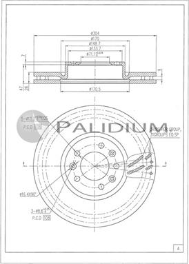 Ashuki P330-262 - Əyləc Diski furqanavto.az