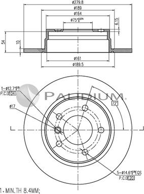 Ashuki P331-019 - Əyləc Diski furqanavto.az