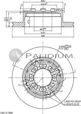 Ashuki P331-076 - Əyləc Diski furqanavto.az