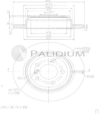 Ashuki P331-149 - Əyləc Diski furqanavto.az