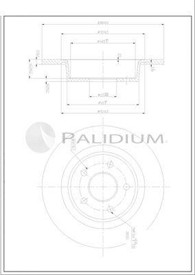 Ashuki P331-145 - Əyləc Diski furqanavto.az