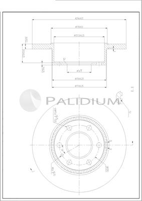 Ashuki P331-147 - Əyləc Diski furqanavto.az