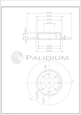 Ashuki P331-133 - Əyləc Diski furqanavto.az