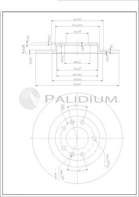 Ashuki P331-125 - Əyləc Diski furqanavto.az