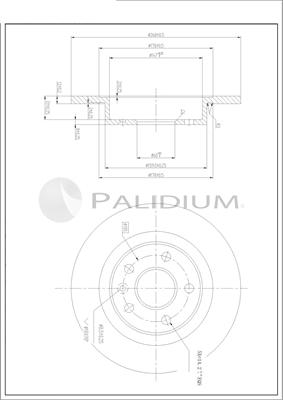 Ashuki P331-122 - Əyləc Diski furqanavto.az