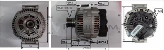 Ashuki PAL17-2008 - Alternator furqanavto.az