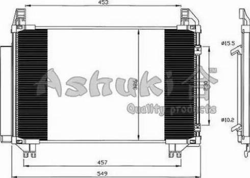 Ashuki T555-15 - Kondenser, kondisioner furqanavto.az