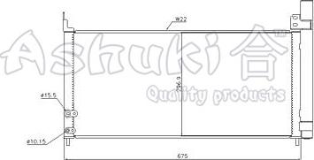 Ashuki T556-34 - Kondenser, kondisioner furqanavto.az