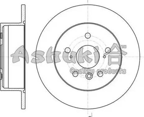 Ashuki T602-73 - Əyləc Diski furqanavto.az