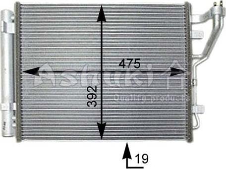 Ashuki Y550-94 - Kondenser, kondisioner furqanavto.az