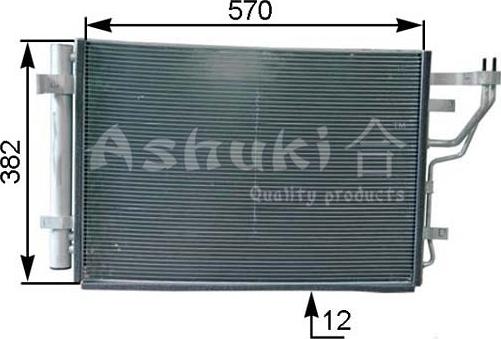 Ashuki Y550-93 - Kondenser, kondisioner furqanavto.az